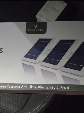 White Solar Panels - Compatible with Arlo Cameras